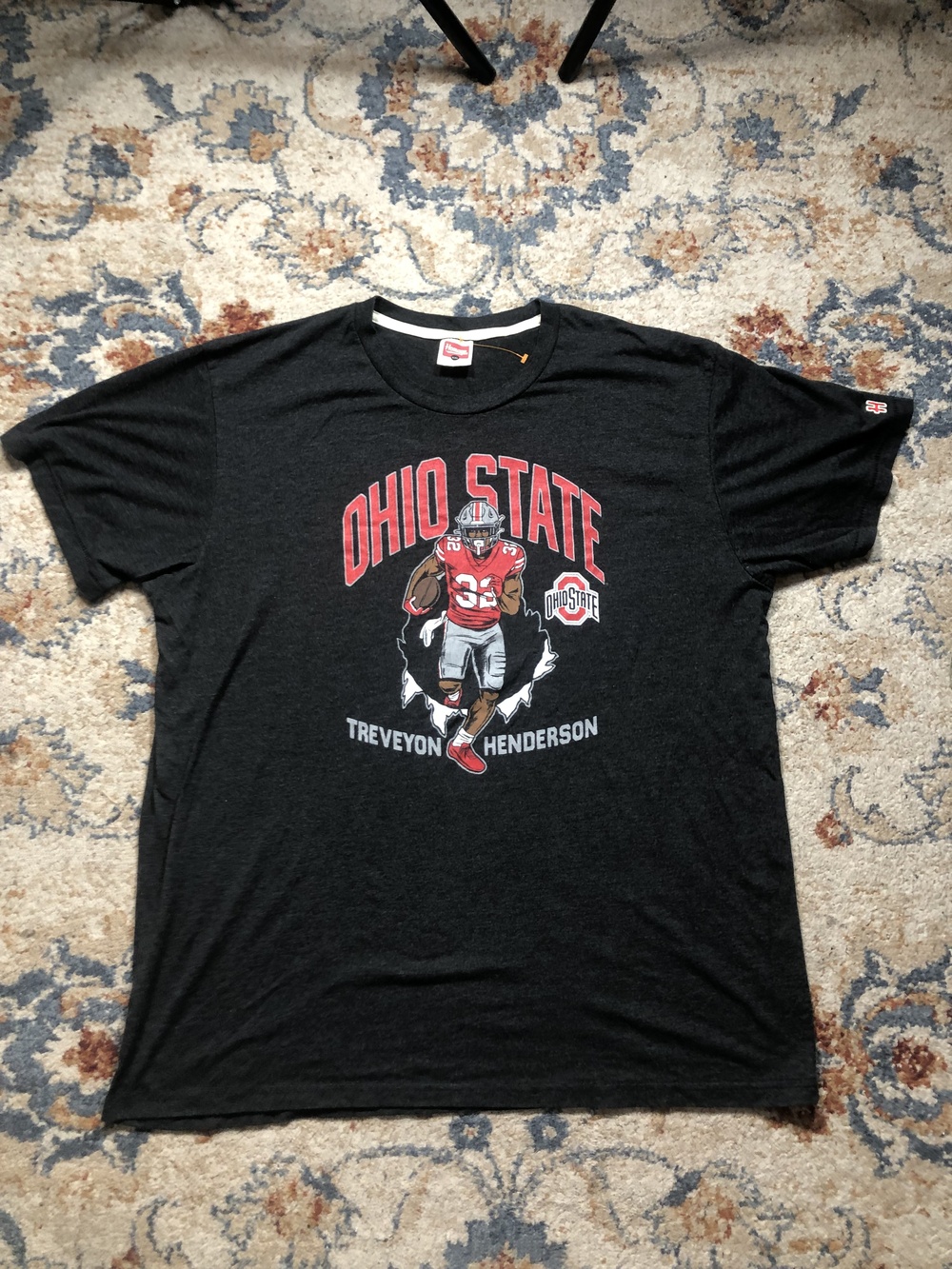 Ohio State Buckeyes Shirt Mens 2XL NCAA Football TreVeyon Henderson Tee Homage